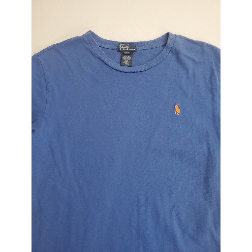 Polo By Ralph Lauren Youth Boy's Short Sleeve Polo Shirt, Blue, XL